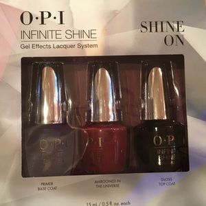 OPI Infinite Shine base and top coat plus color!